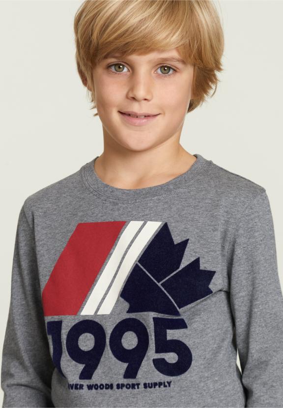 Cotton Fantasy T-Shirt Oxford Mix - Grijs