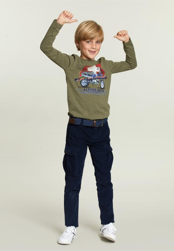 Cotton Fantasy T-Shirt Cottage Mix - Khaki