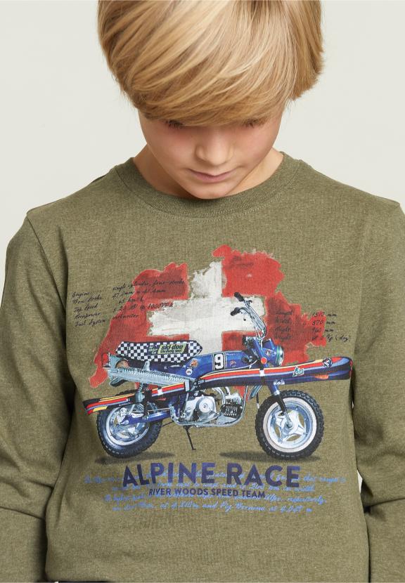 Cotton Fantasy T-Shirt Cottage Mix - Khaki