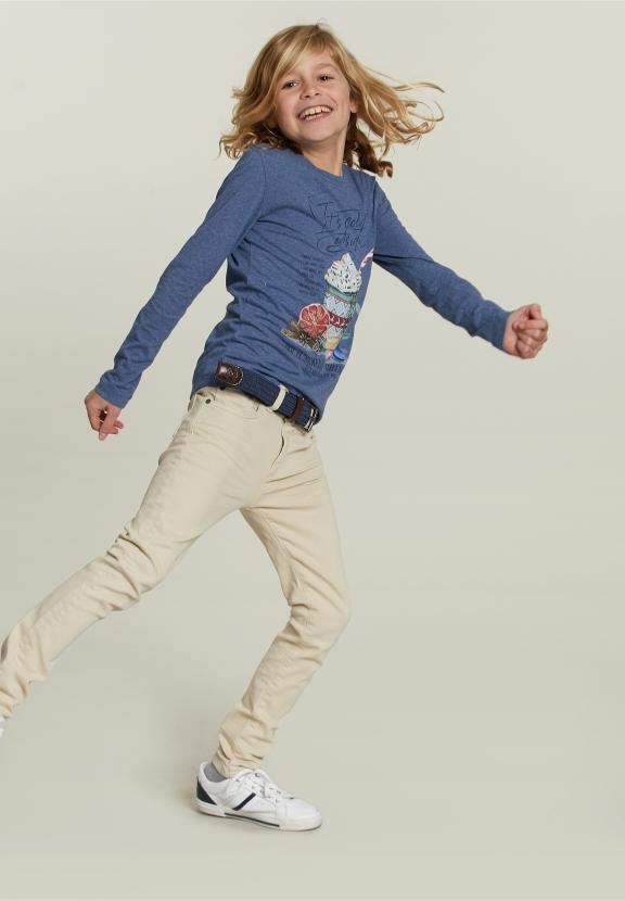 Cotton Fantasy T-Shirt Denim Mix - Bleu