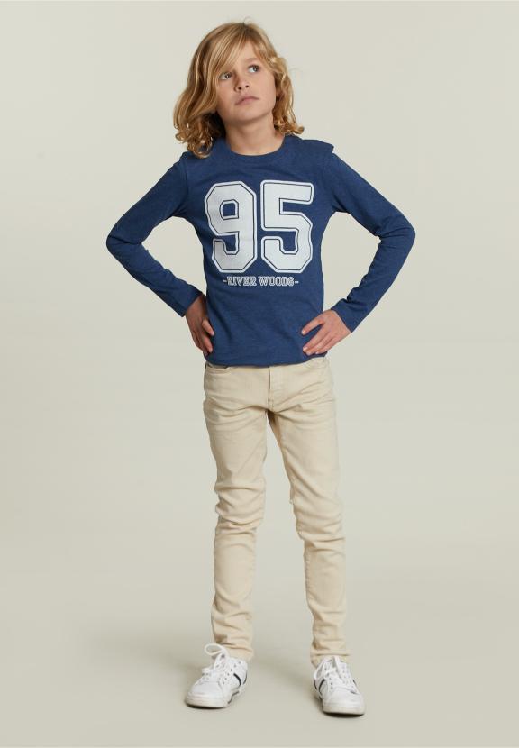 Cotton Fantasy T-Shirt Navy Mix - Blauw