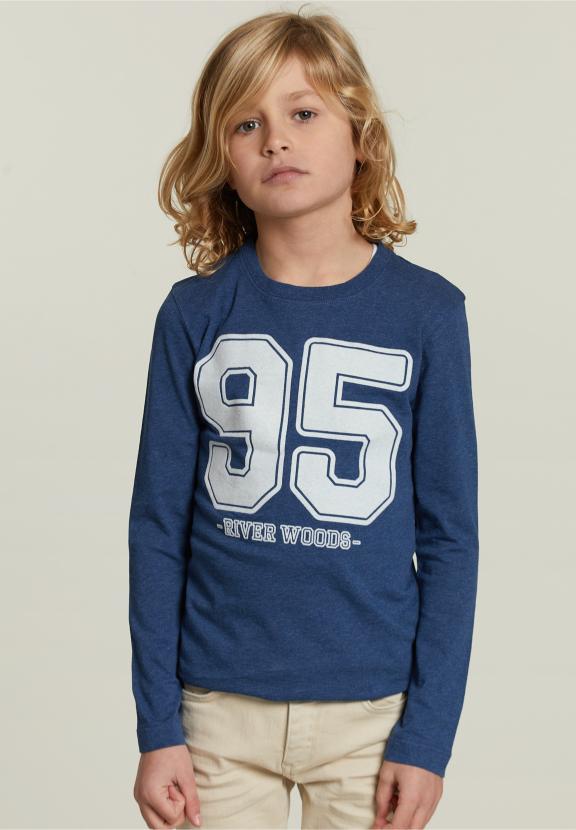 Cotton Fantasy T-Shirt Navy Mix - Blauw