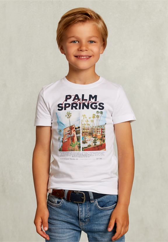 Normal Fit Basic T-Shirt White - Wit
