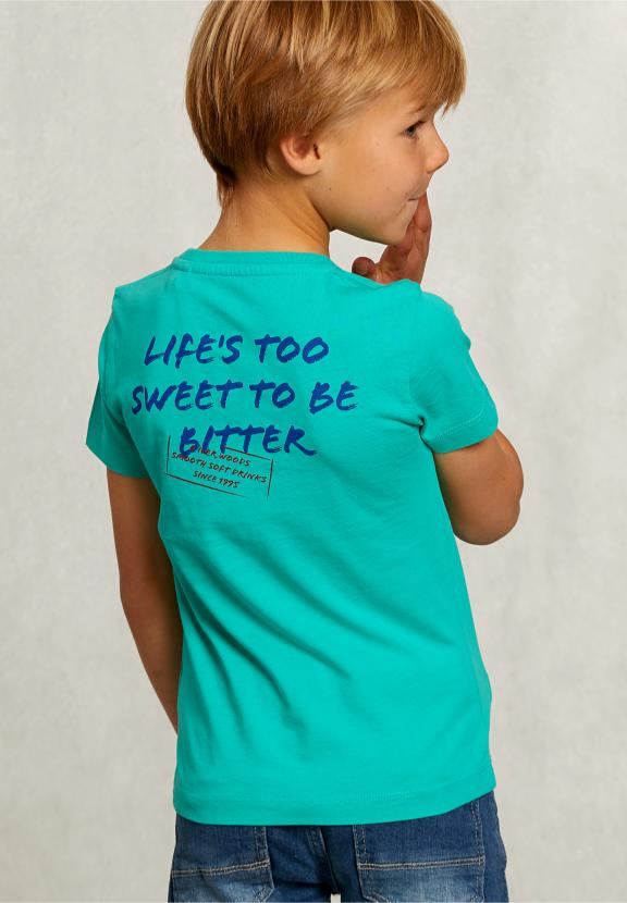 Normal Fit Basic T-Shirt Citrus Green - Groen