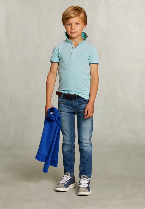 Custom Fit Cotton Polo Mint - Vert