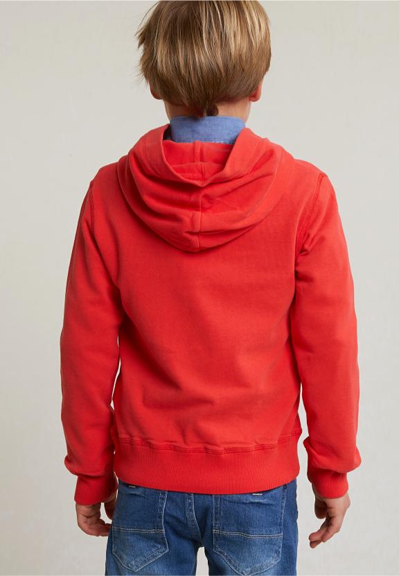 Fancy Cotton Hoodie Cornell Red - Rouge