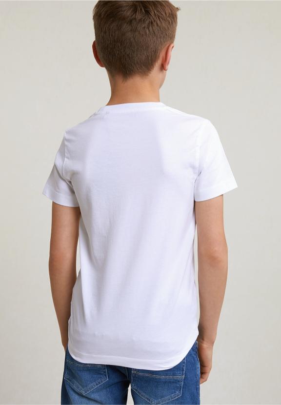 Normal Fit Basic T-Shirt Short Sleeves White - Blanc
