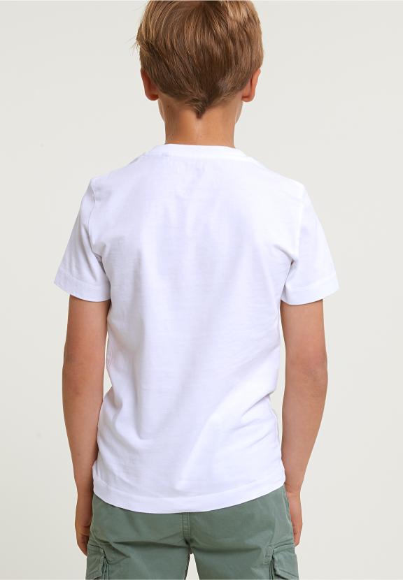 Normal Fit Basic T-Shirt Short Sleeves White - Blanc