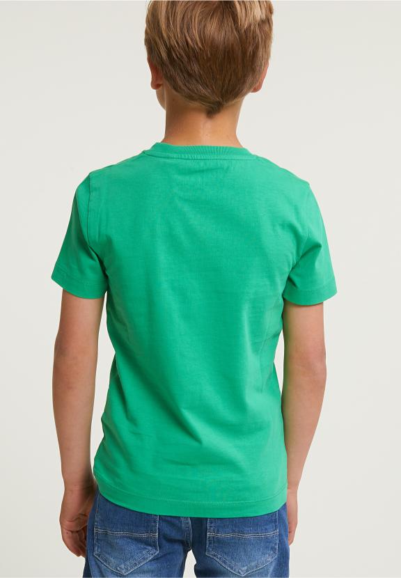 Normal Fit Basic T-Shirt Short Sleeves Apple - Vert