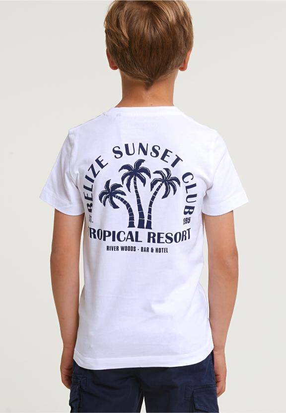 Normal Fit Basic T-Shirt Short Sleeves White - Wit