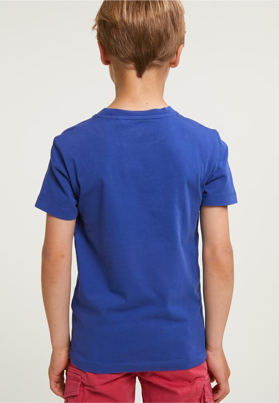 Normal Fit Basic T-Shirt Short Sleeves Yale Blue - Blauw