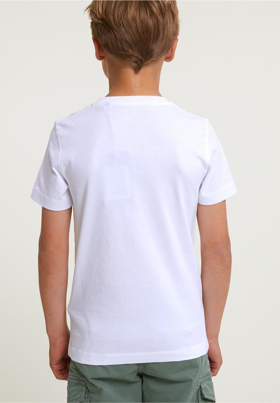 Normal Fit Basic T-Shirt Short Sleeves White - Blanc
