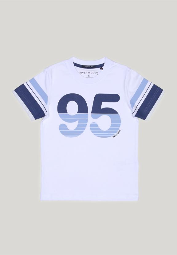 Custom Fit Fantasy T-Shirt Blue/White - Blanc