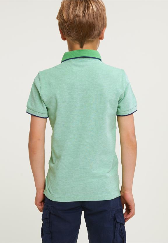 Custom Fit Cotton Polo Breadfruit - Vert