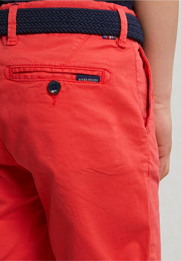 Cotton Basic Chino Short Stretch Cosmopolitan - Rose
