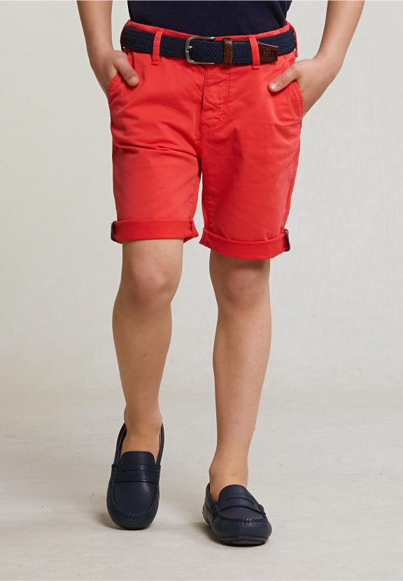 Cotton Basic Chino Short Stretch Cosmopolitan - Rose
