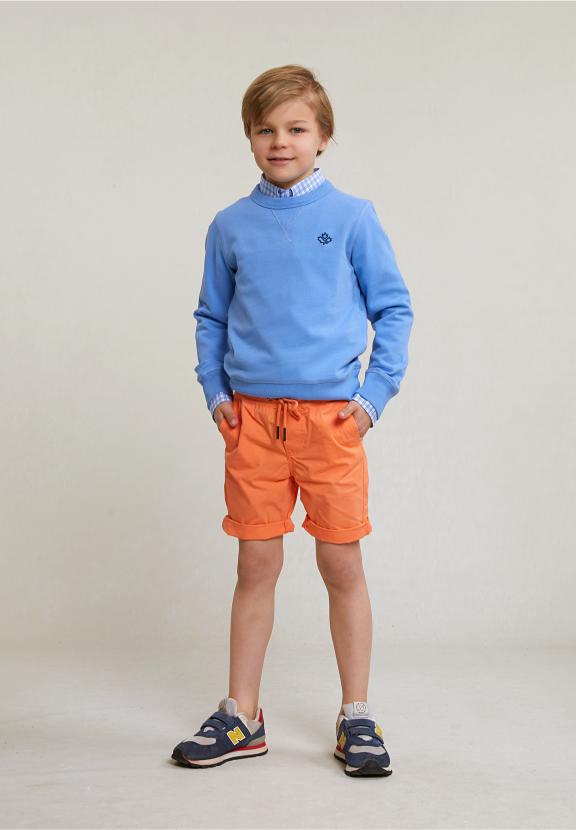 Cotton Short Drawstring Lobster - Orange