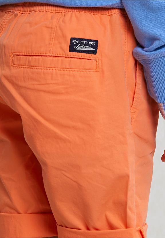 Cotton Short Drawstring Lobster - Orange