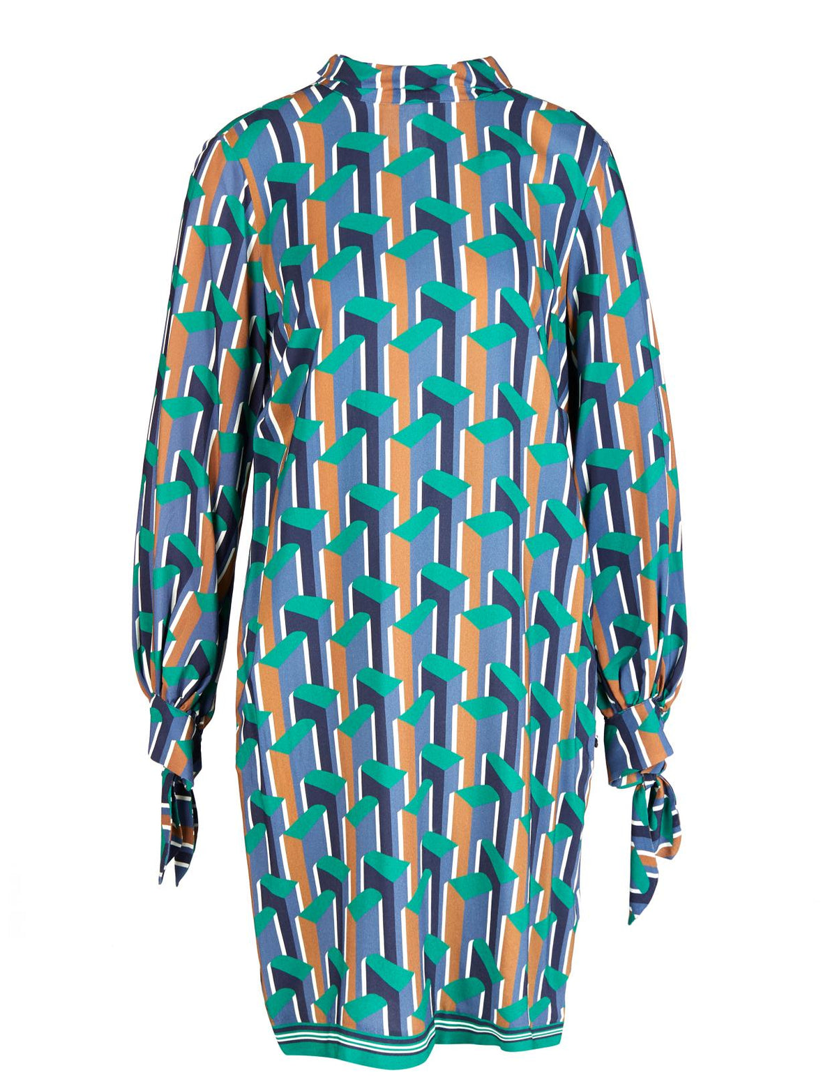 Viscose Dress In Green - Groen