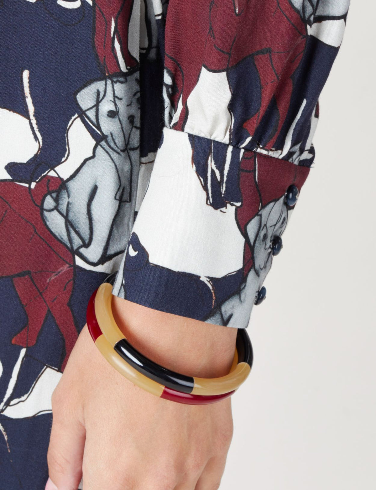 Vrouw Gedrukte Viscose Jurk In Multi - W