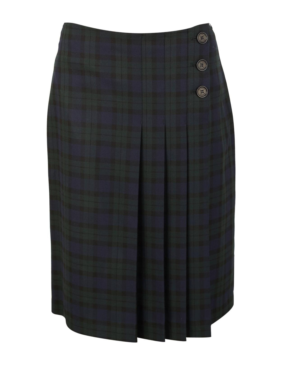 Pleated Skirt In Green - Groen