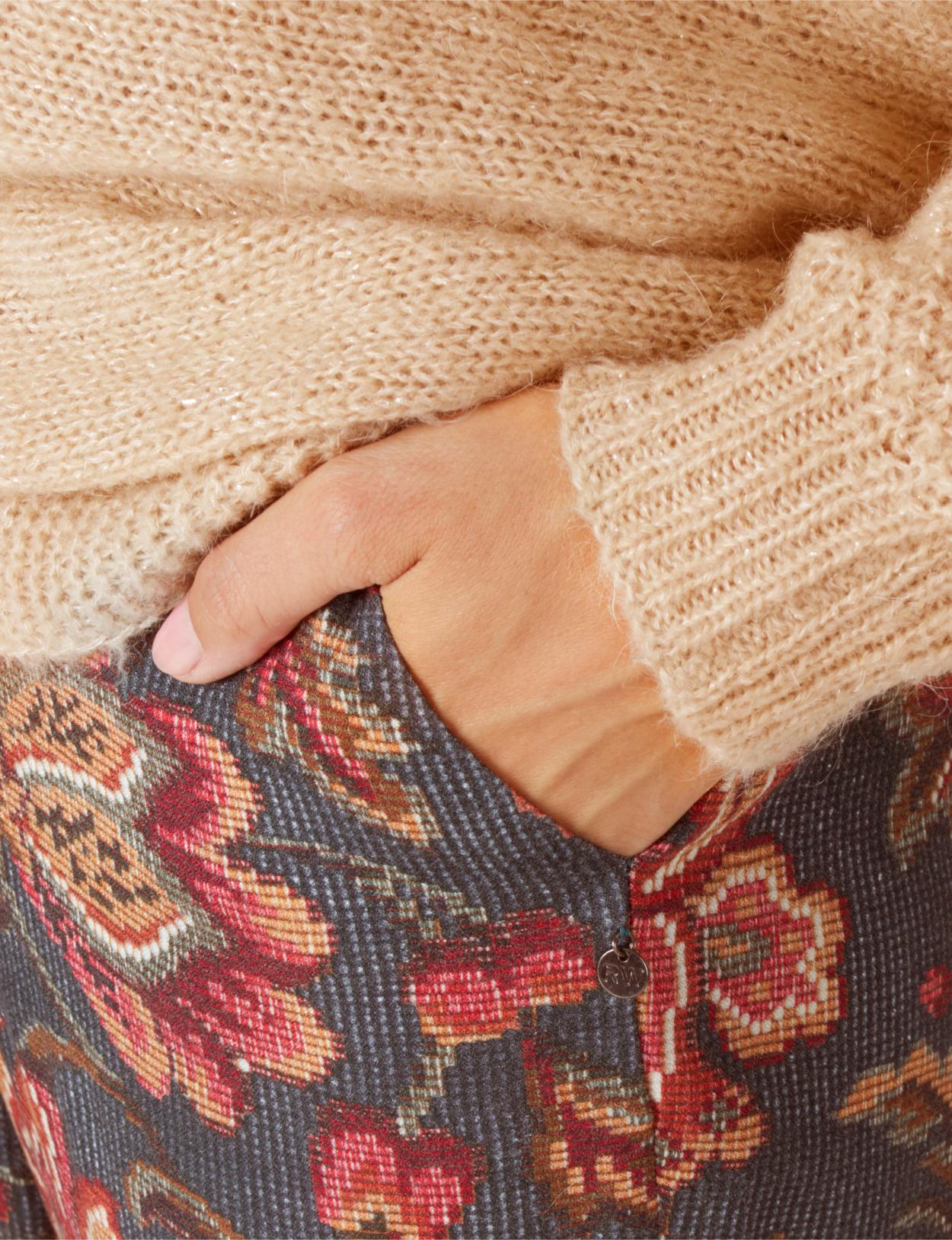 Viscose Pants In Green - Groen