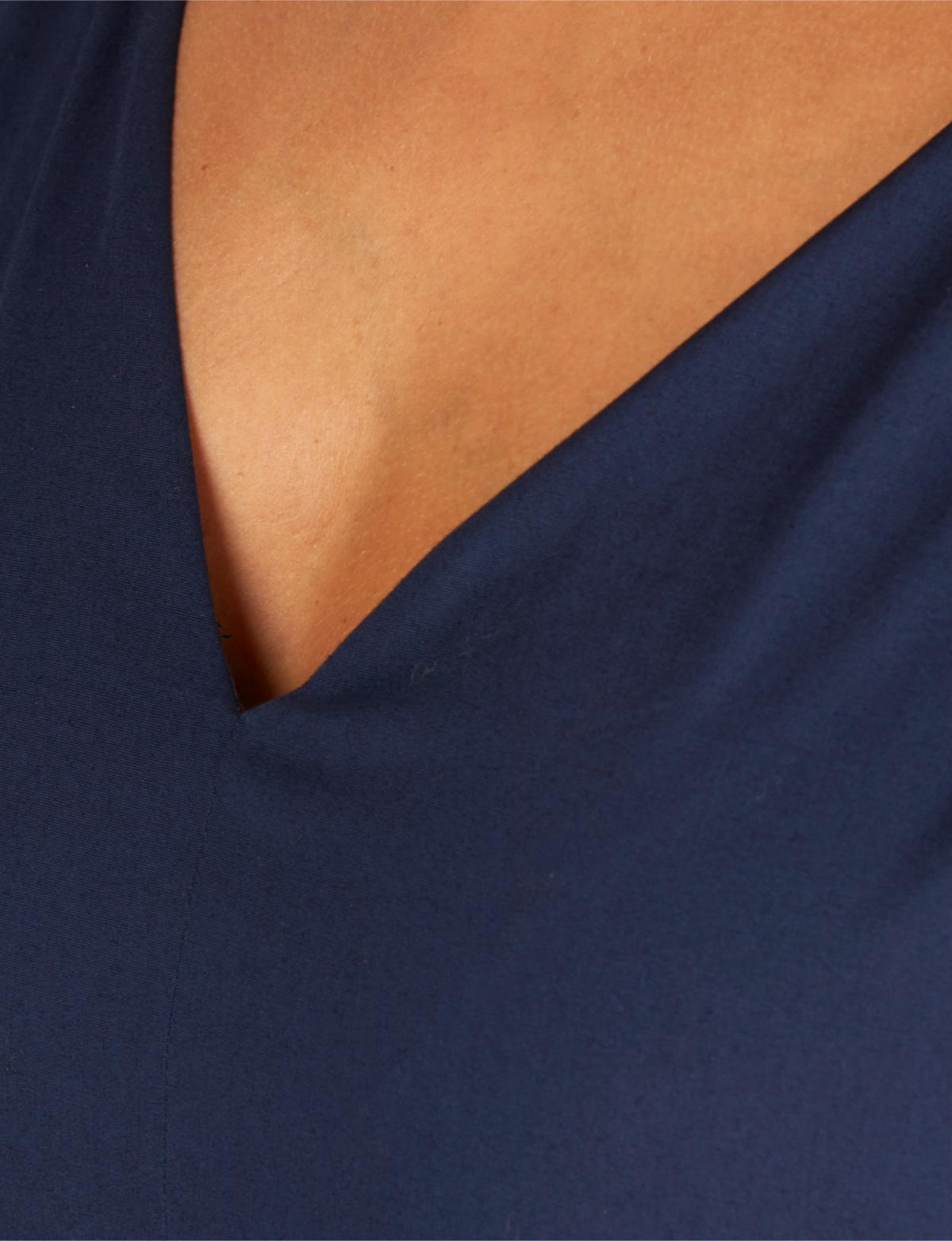 Cotton Jumpsuit In Blue - Blauw