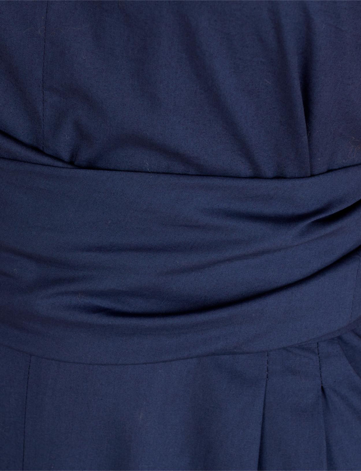 Cotton Jumpsuit In Blue - Blauw