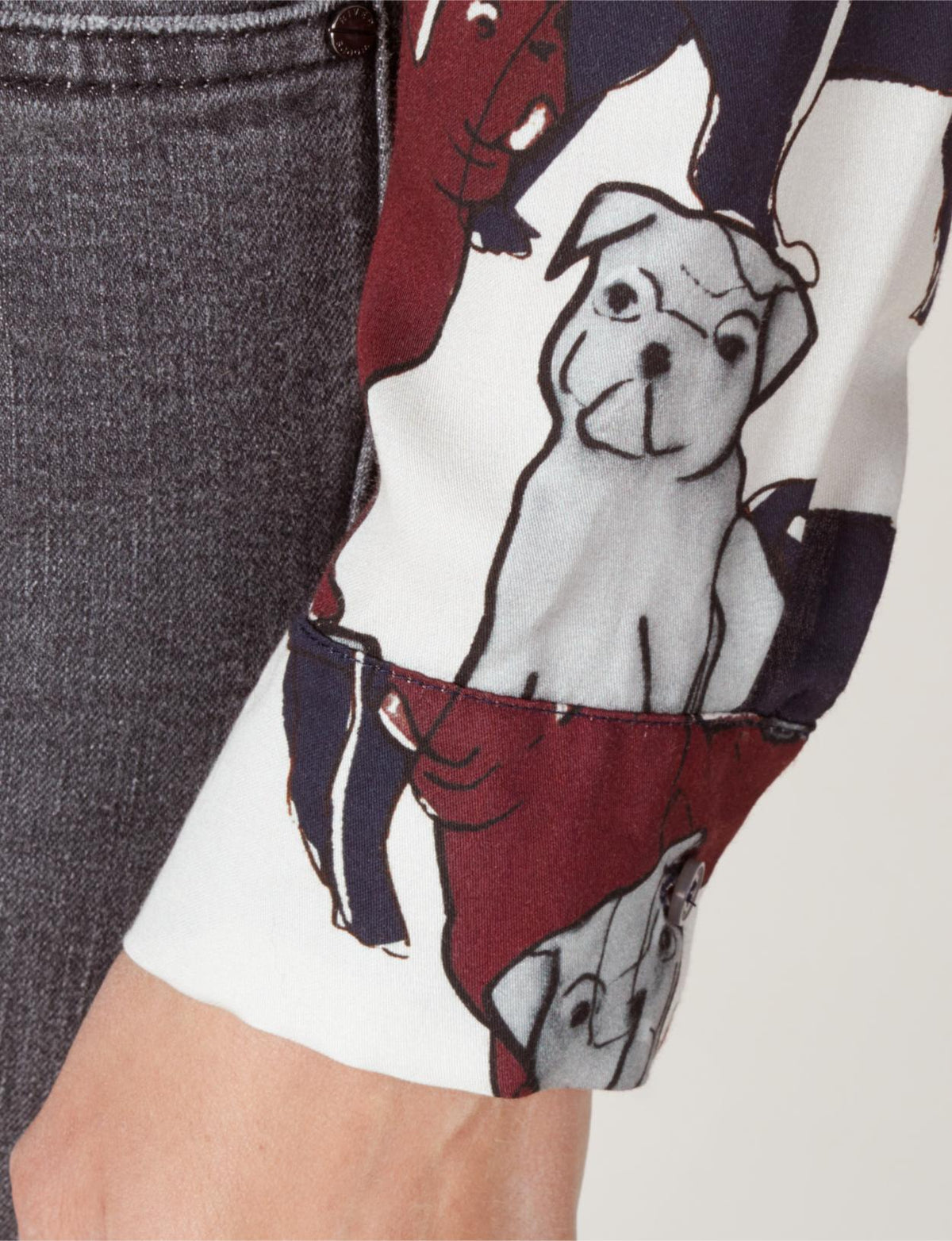 Classic Viscose Shirt In Multi - Multi