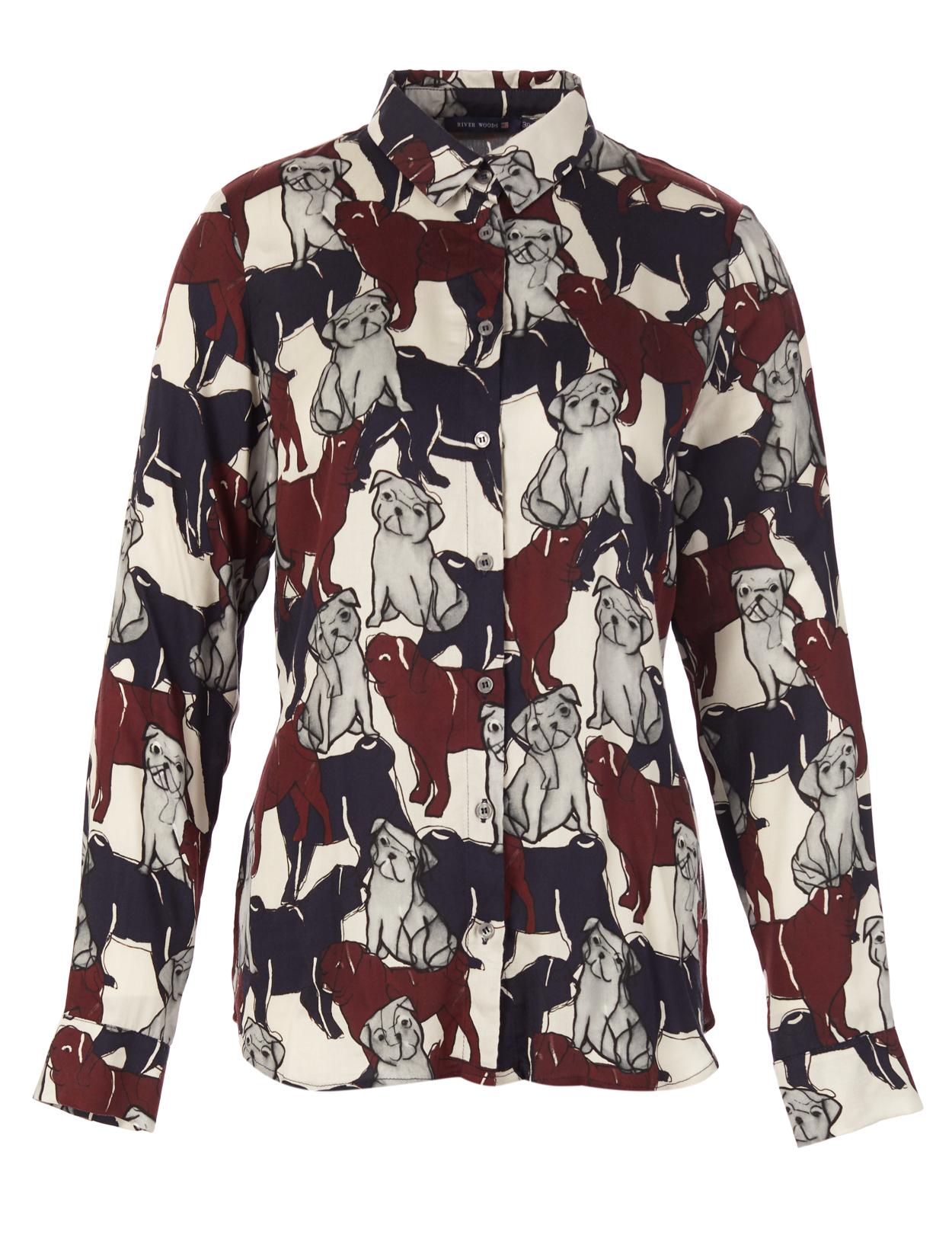 Classic Viscose Shirt In Multi - Multi