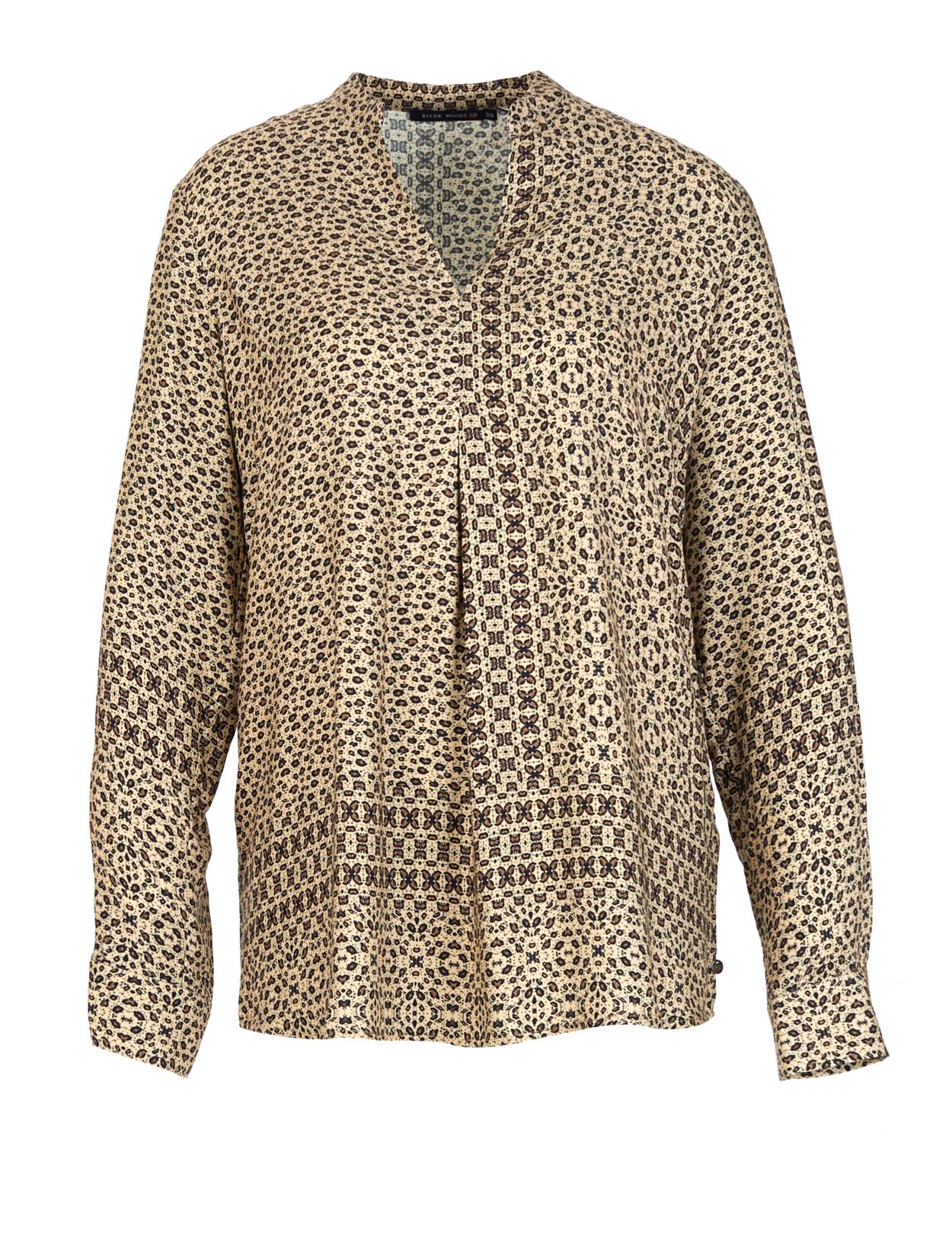 Long Viscose Shirt In Pink - Roze