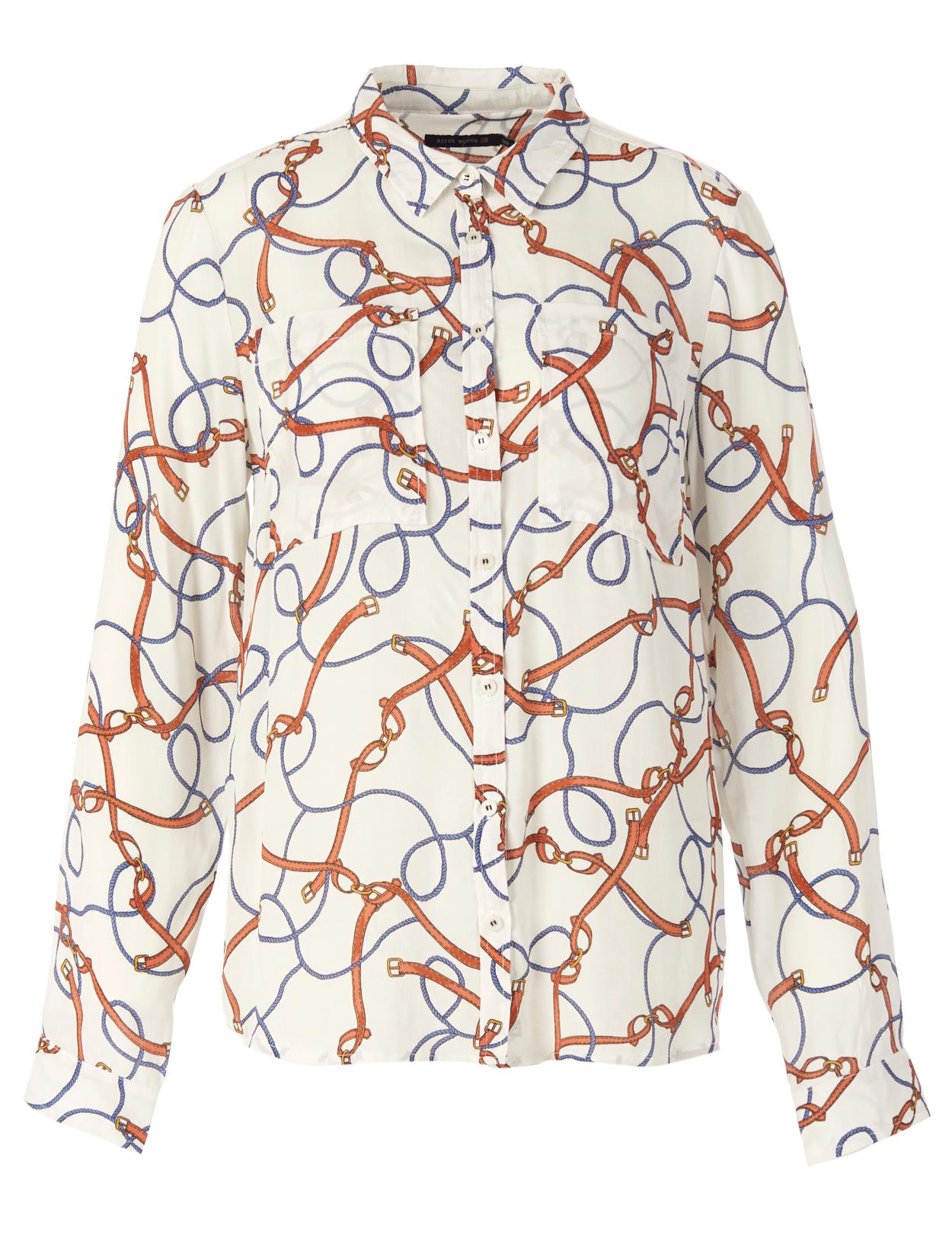 Overhemd Met Borstzakken In Wit - W