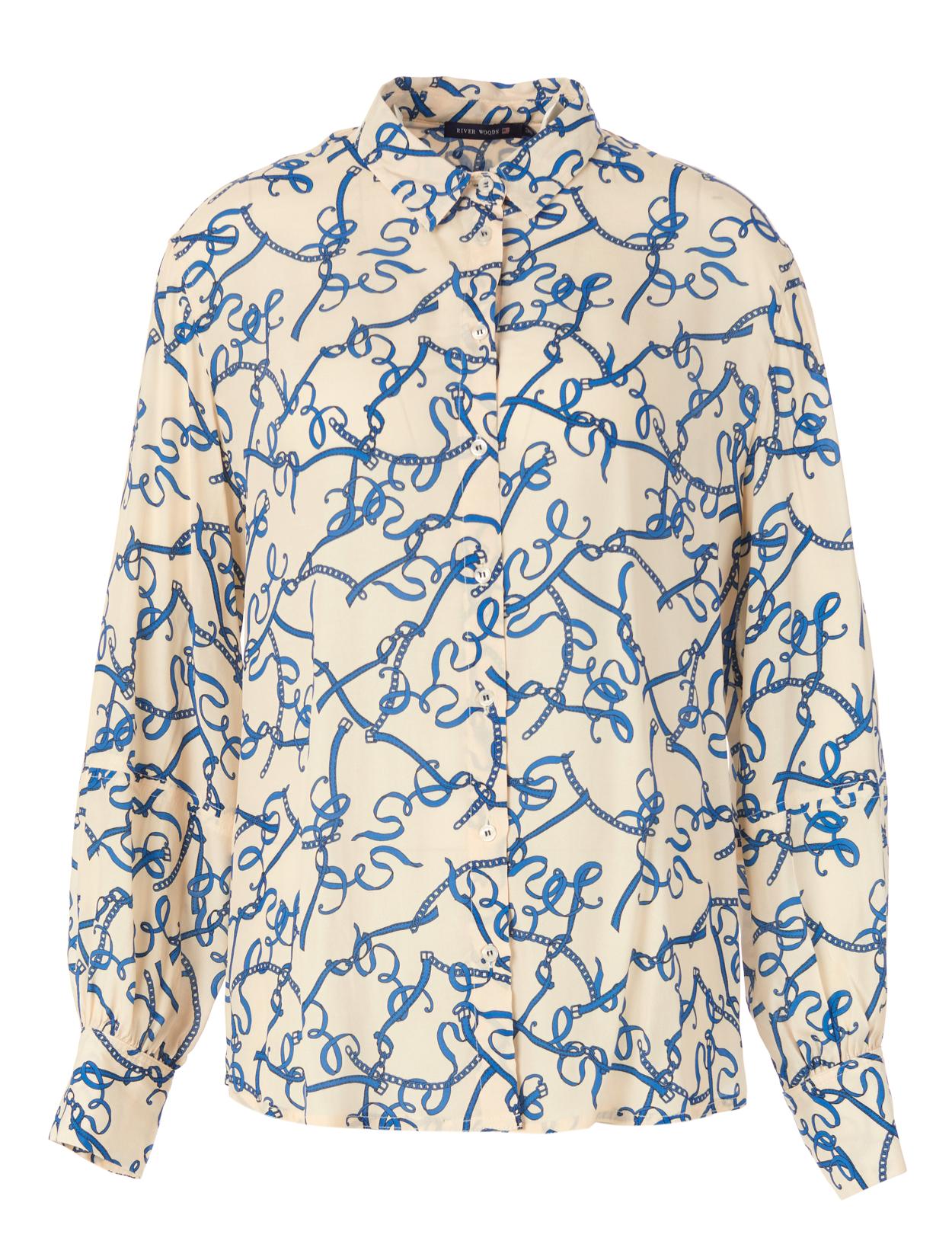 Oversized Balloon Sleeve Shirt In White - Wit