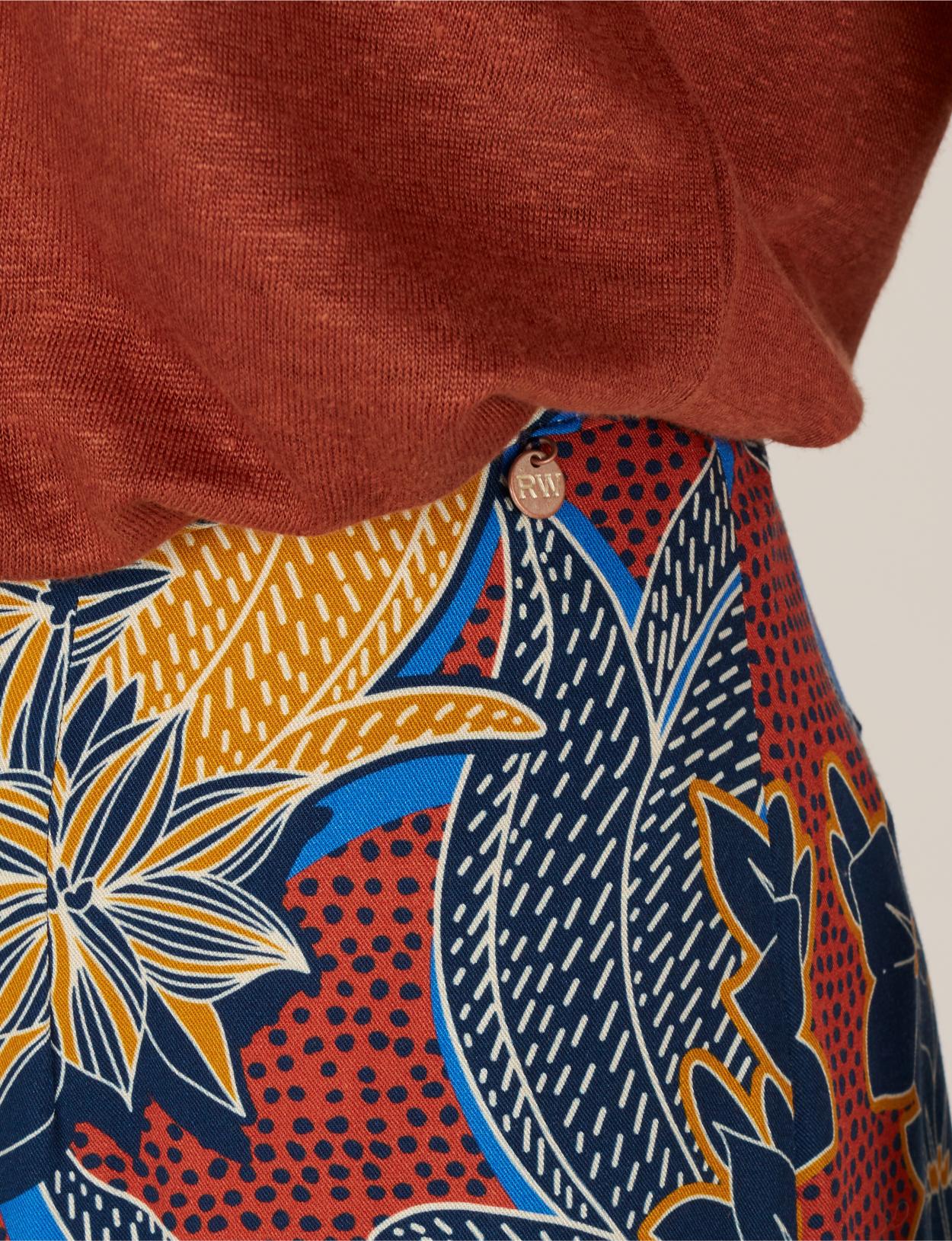 Straight Pants In Blue - Bleu