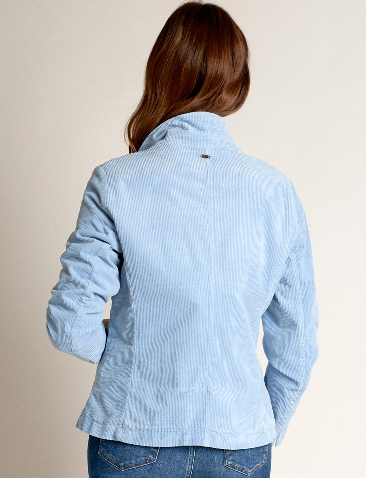 Fitted Blazer In Blue - Bleu