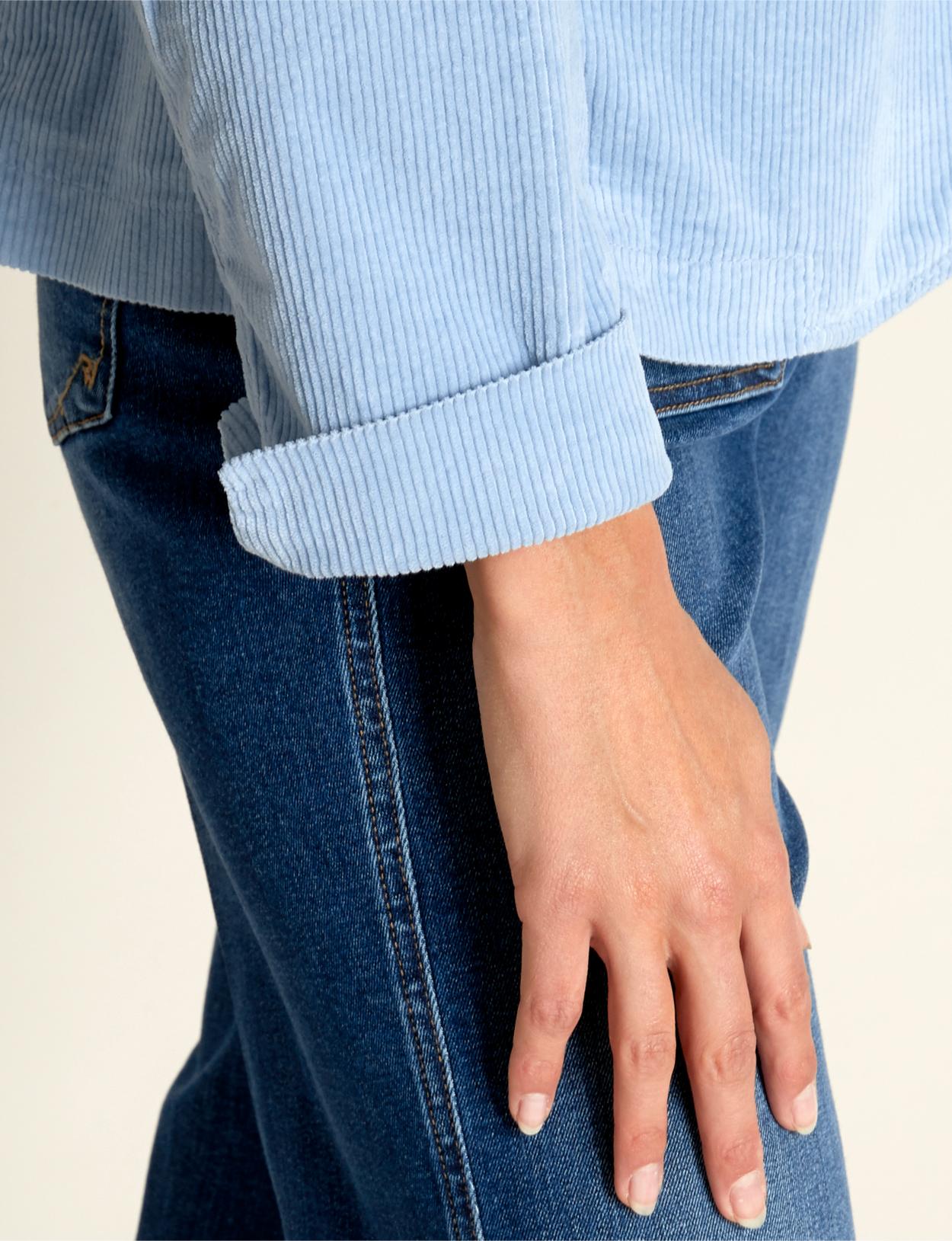 Fitted Blazer In Blue - Blauw