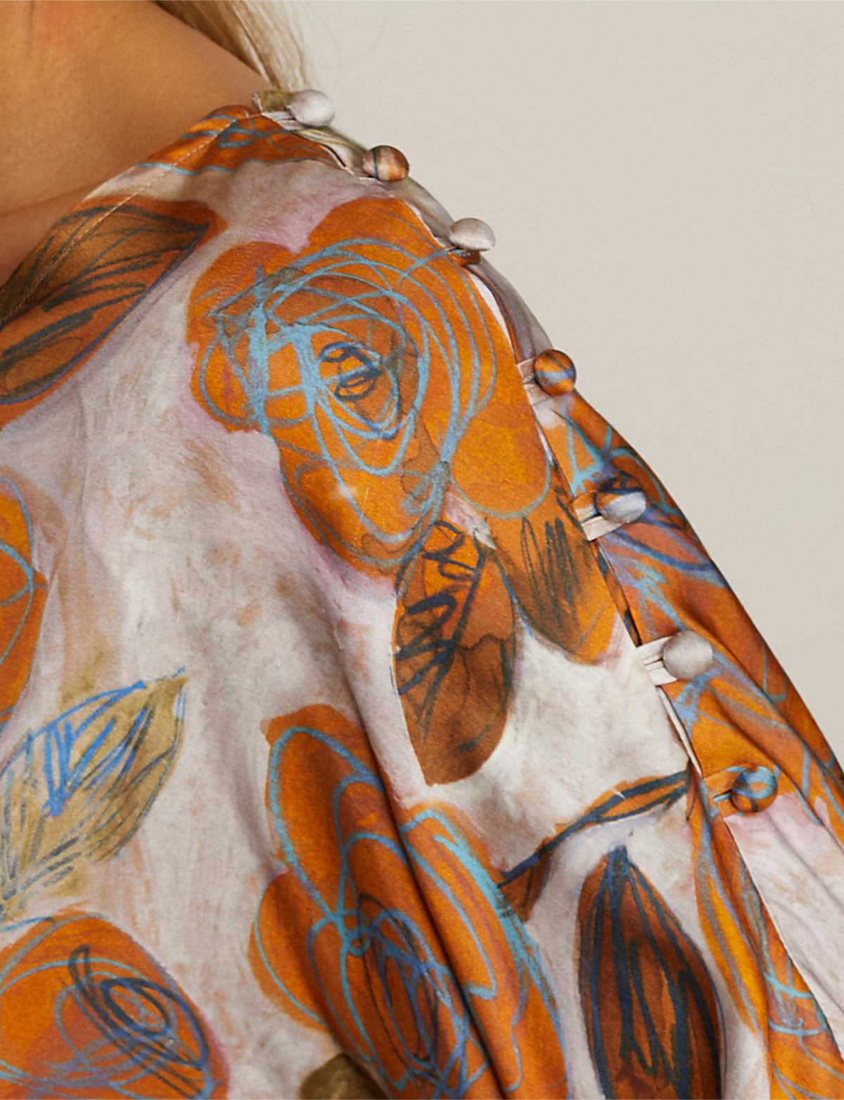 Boat Neck Viscose Shirt In Brown - Marron