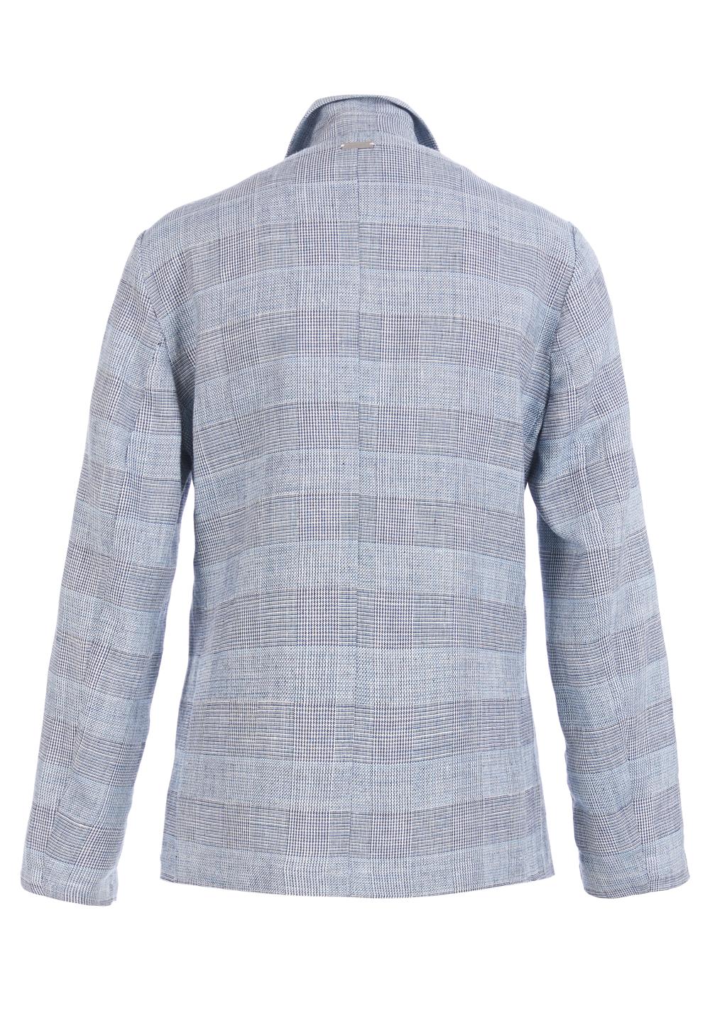 Checkered Blazer In Blue - Blauw