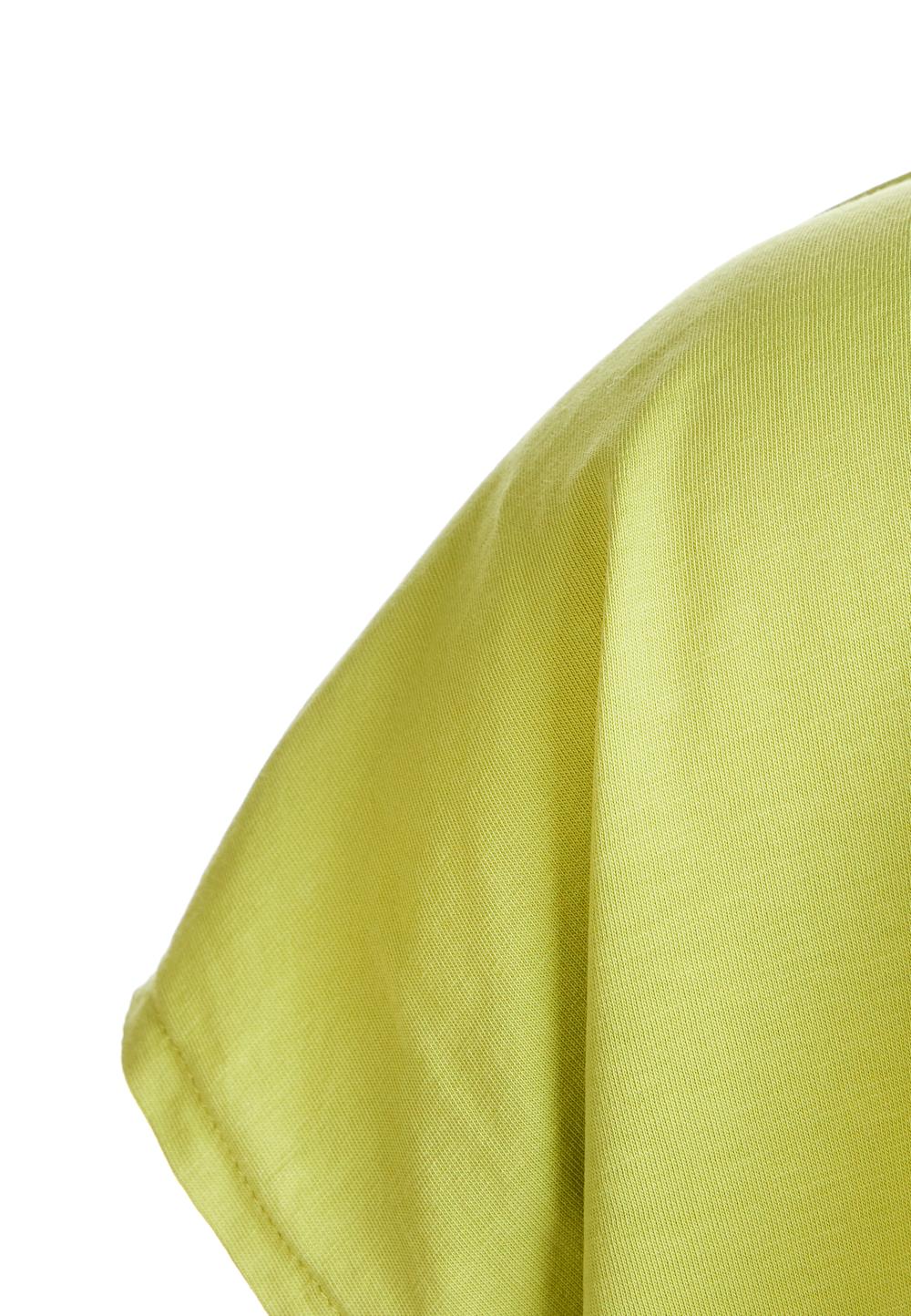 Loose V-Neck T-Shirt In Green - Vert