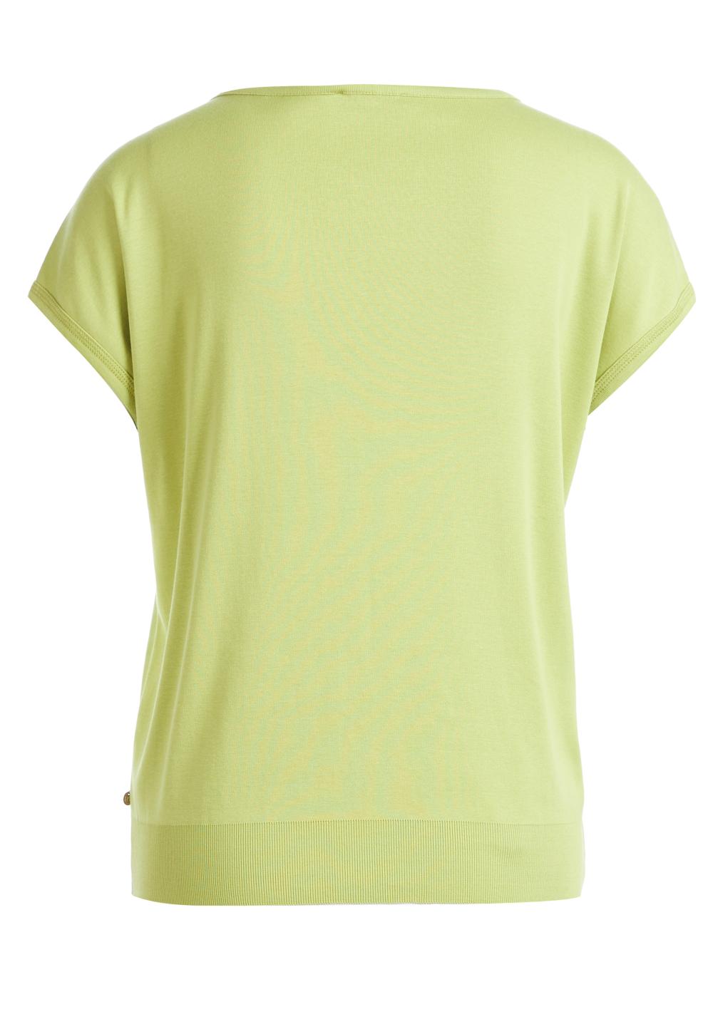 Henley top in Green - W