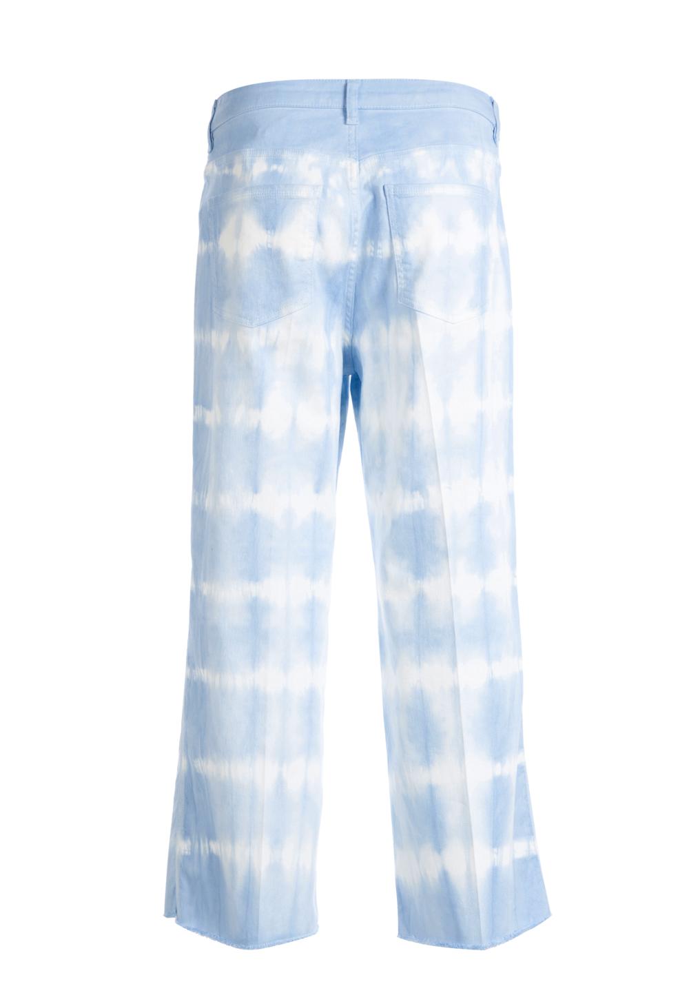 Mid Waist 5 Pocket Pants In Blue - Blauw