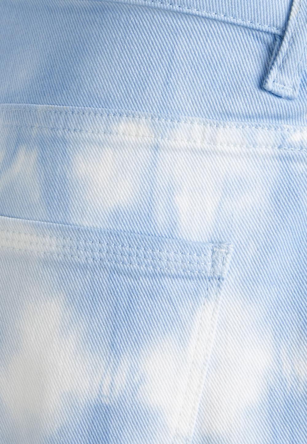 Mid Waist 5 Pocket Pants In Blue - Blauw