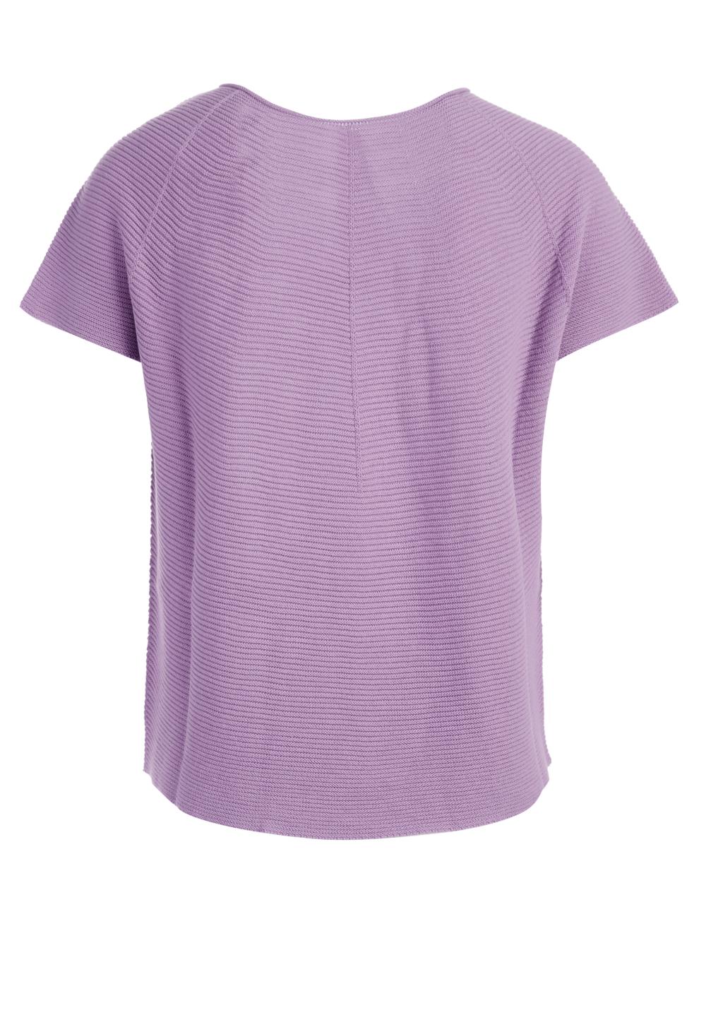 Short sleeve pullover in Purple