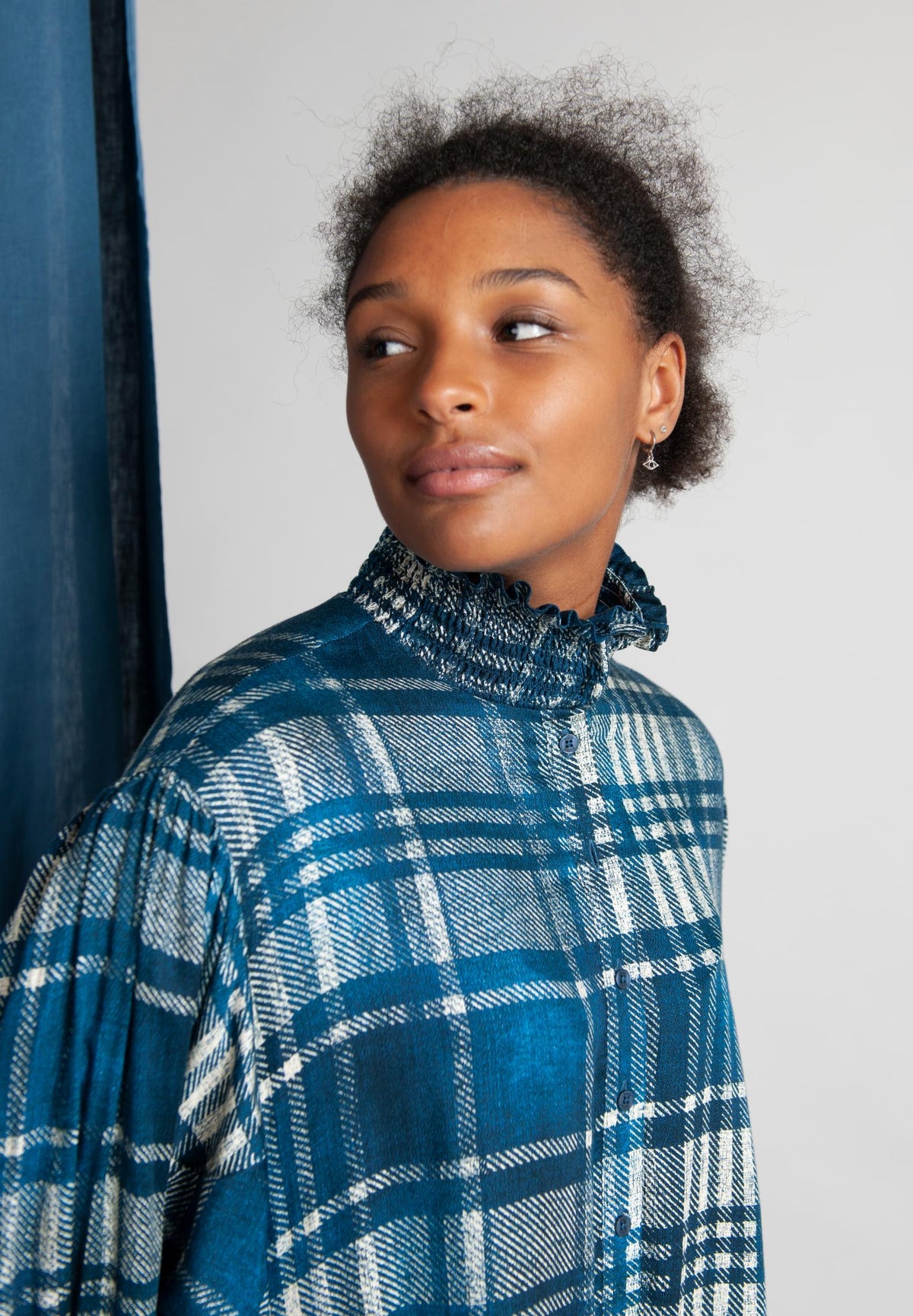 Straight Viscose Dress In Multi - Multi