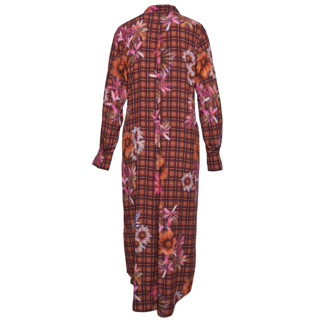 Long Shirt Dress In Brown - Bruin