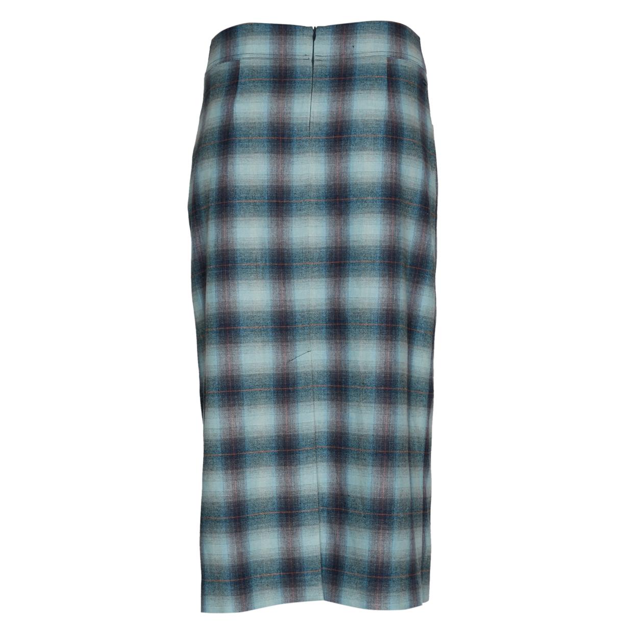Pencil Skirt In Blue - Meervoudig