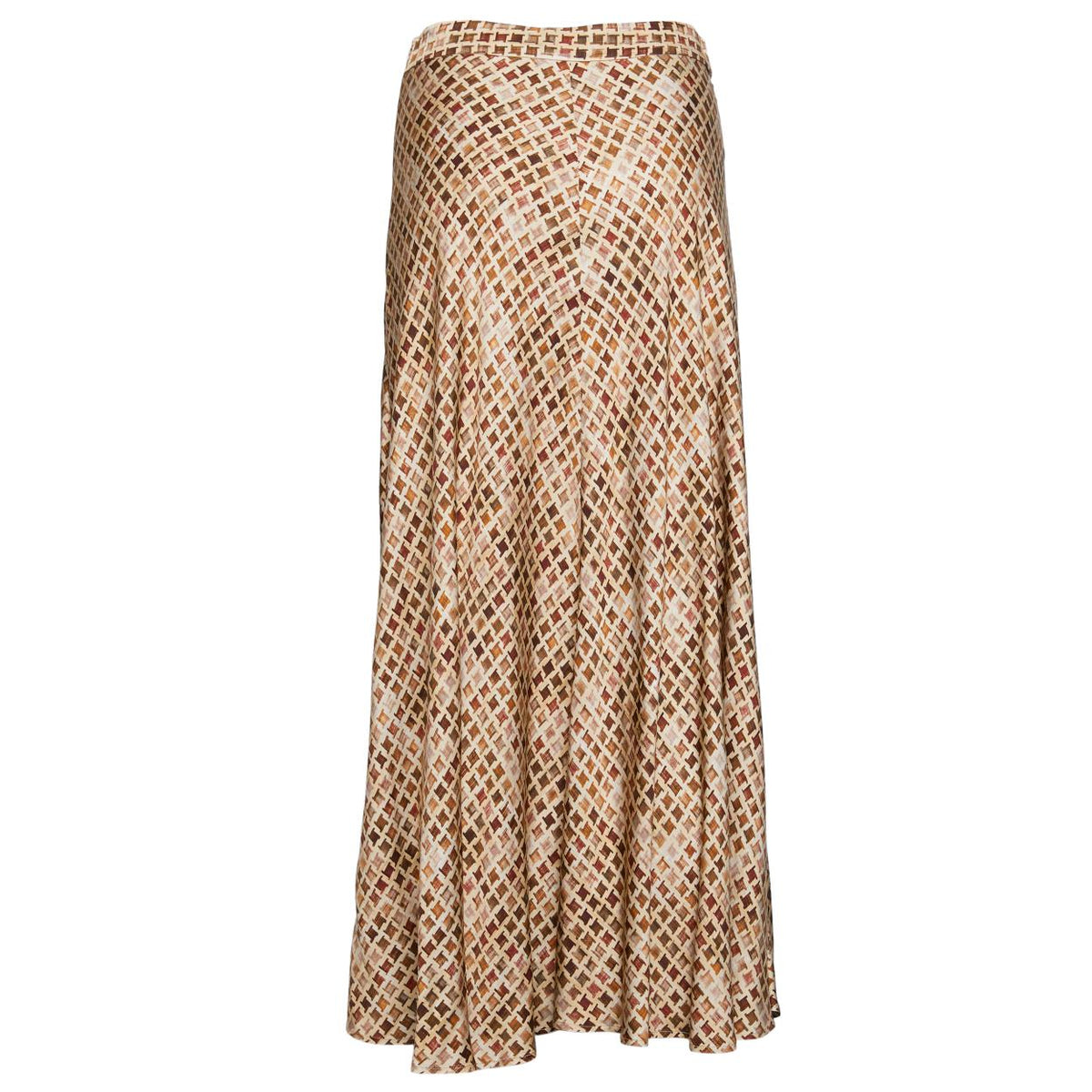 Long A-Line Skirt In Brown - Bruin