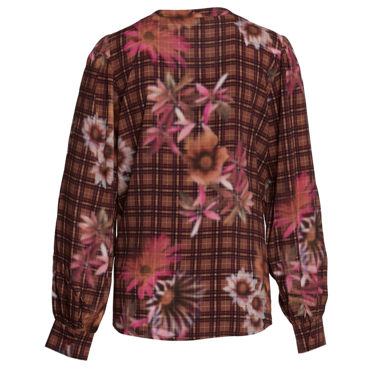 Oversized Slipover Shirt In Brown - Bruin