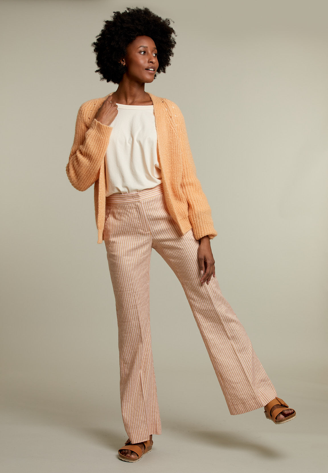 Orange Cotton T-Shirt - Orange