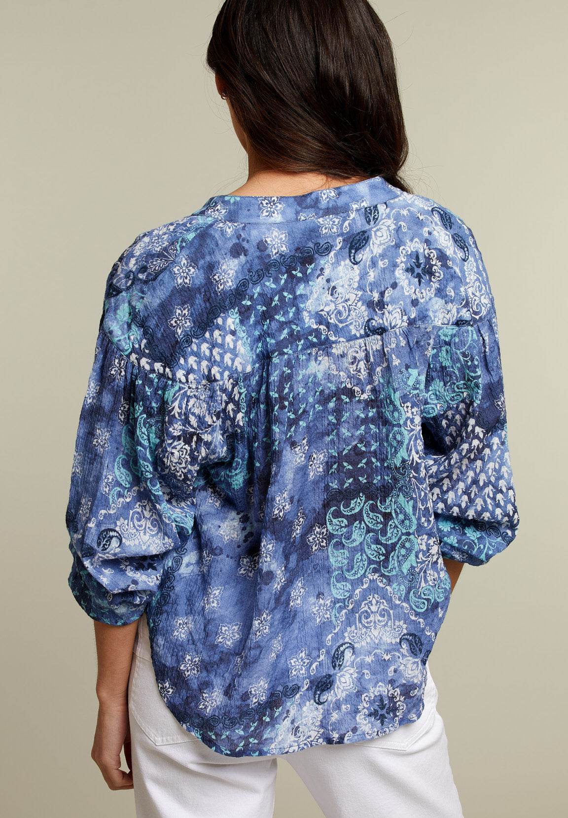 Blue Loose Strings Shirt - Blue - W